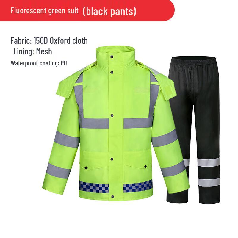 Kids  Reflective Two-Piece Rain Suit