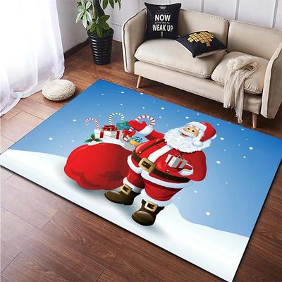 Christmas HD Printed Area Large Rug ,Carpet for Living Room Bedroom Sofa Decoration, Non-slip Floor Mats Dropshipping Alfombras