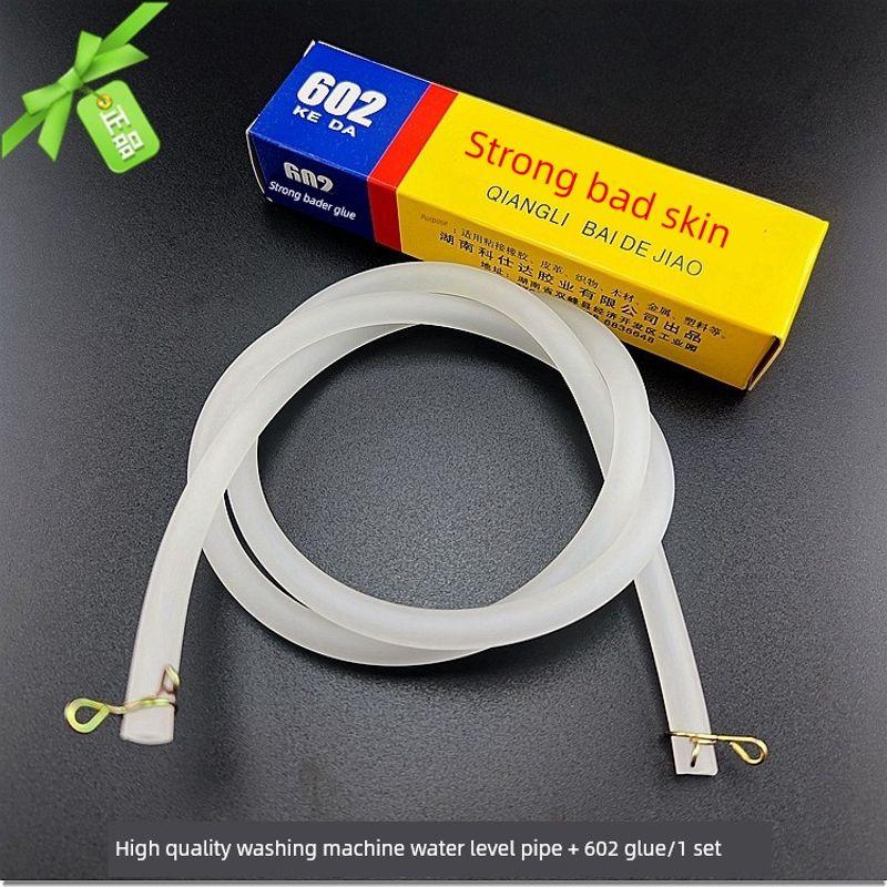 

Water Level Switch Air Pipe Washing Machine 602 Glue Accessories Digital Water Volume Sensor Air Guide Connection Pressure Tube 1 Set/Washing Machine Water Level Tube + 602 Glue