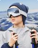 RIOROO Ski and Snowboard UV Wide Field of Impact Long Suitable for Ages and Winter Ski and Competitions Kids' Goggles, 100% Protection, OTG,