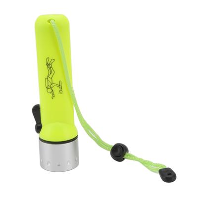 3W Diving Flashlight Yellow Professional Magnetic Switch Waterproof High Brightness LED Underwater
