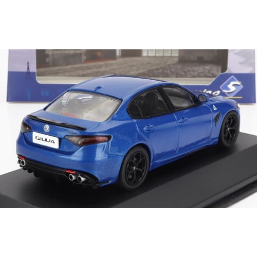 Solido Alfa Romeo Giulia 1/43 Scale Miniature Car GIULIA QUADRIFOGLIO 2016 (Blue)