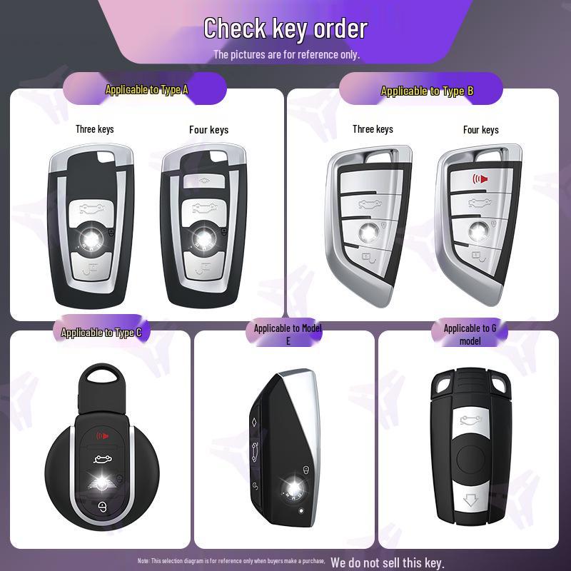 Portachiavi BMW per X4/X2/X3/X5/X6, Serie 3/5/6 GT, 325li/525li, Serie 7