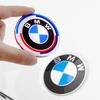 OSTB7 3d 82mm 74mm Car Front Hood Badge Bonnet Logo Rear Trunk Emblem For BMW E46 E39 E90 E36 E60 E30 E87 M2 M3 M4 M5 50th Anniversary