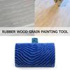 Wood Pattern Brushing Roller Embossed Wall Art Paint Art Wallpaper