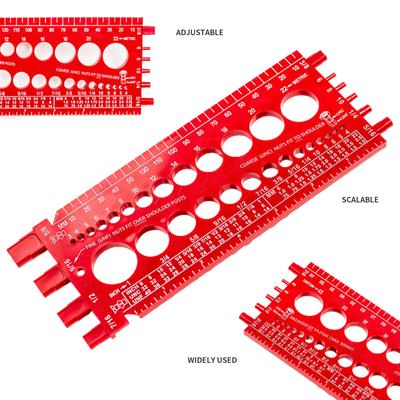 Bolt Nut Thread Checker Inch & Metric Thread Tester Bolt Gauges Metric Size Gauge Tester Measuring Tool KitsAccessories