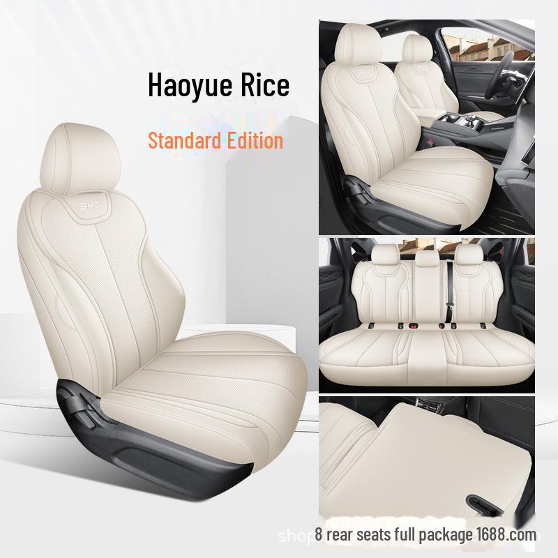 

2024 BYD Qin L D-MI Perforated Leather Seat Cover - Universal, Ventilated, Breathable, All-Season BYD Qin L