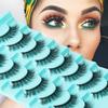 8 Pairs Of Daily Makeup False Eyelashes, Naturally Thick, Cross-Curled Eyelashes