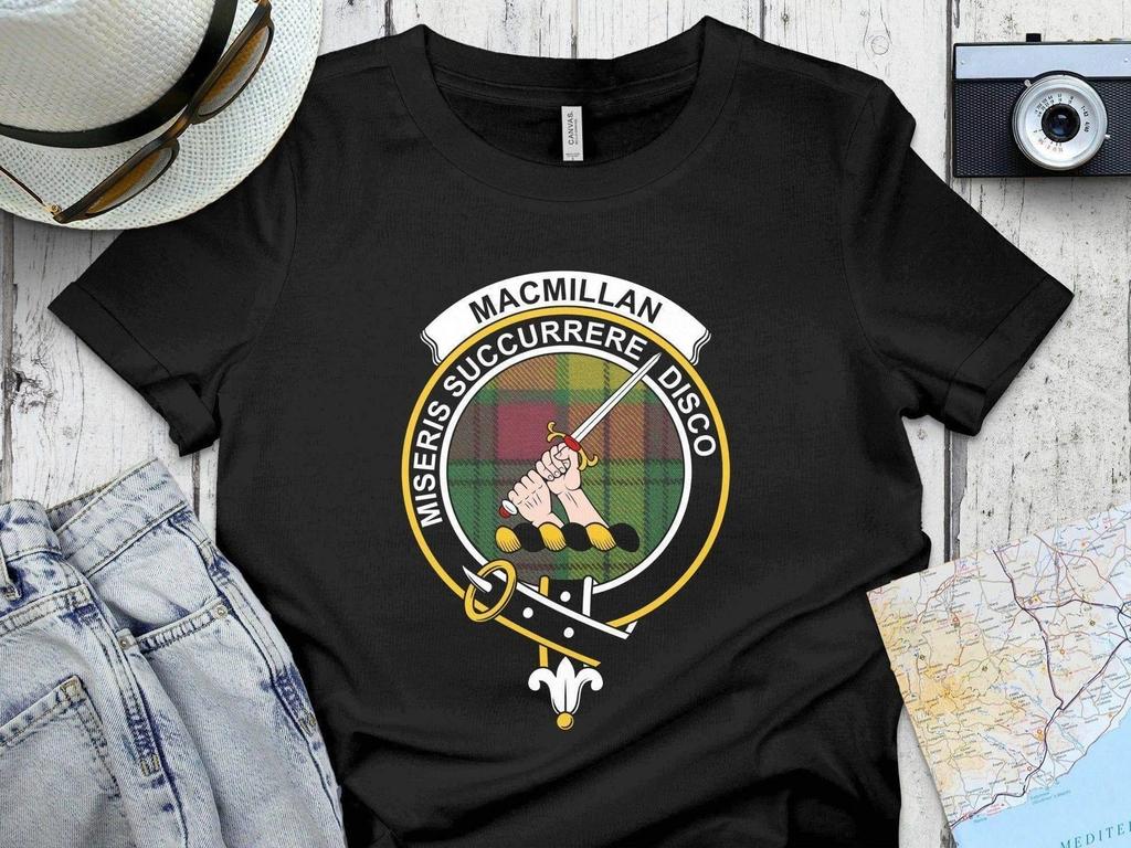Clan MacMillan Crest Tartan T-Shirt & Sweatshirt – Scottish Apparel
