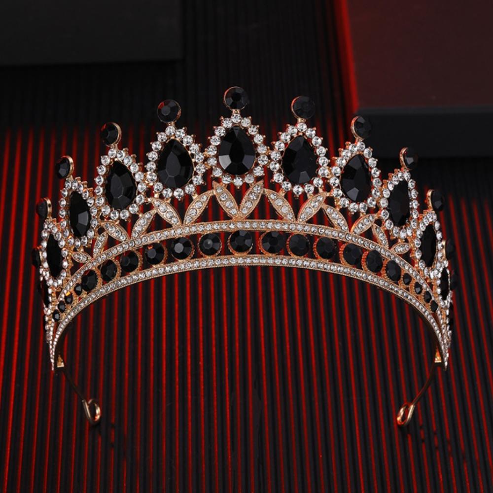 Luxury Crystal Bridal Crowns Cake Decorations Queen Princess Tiara Wedding Crown  Birthday Party
