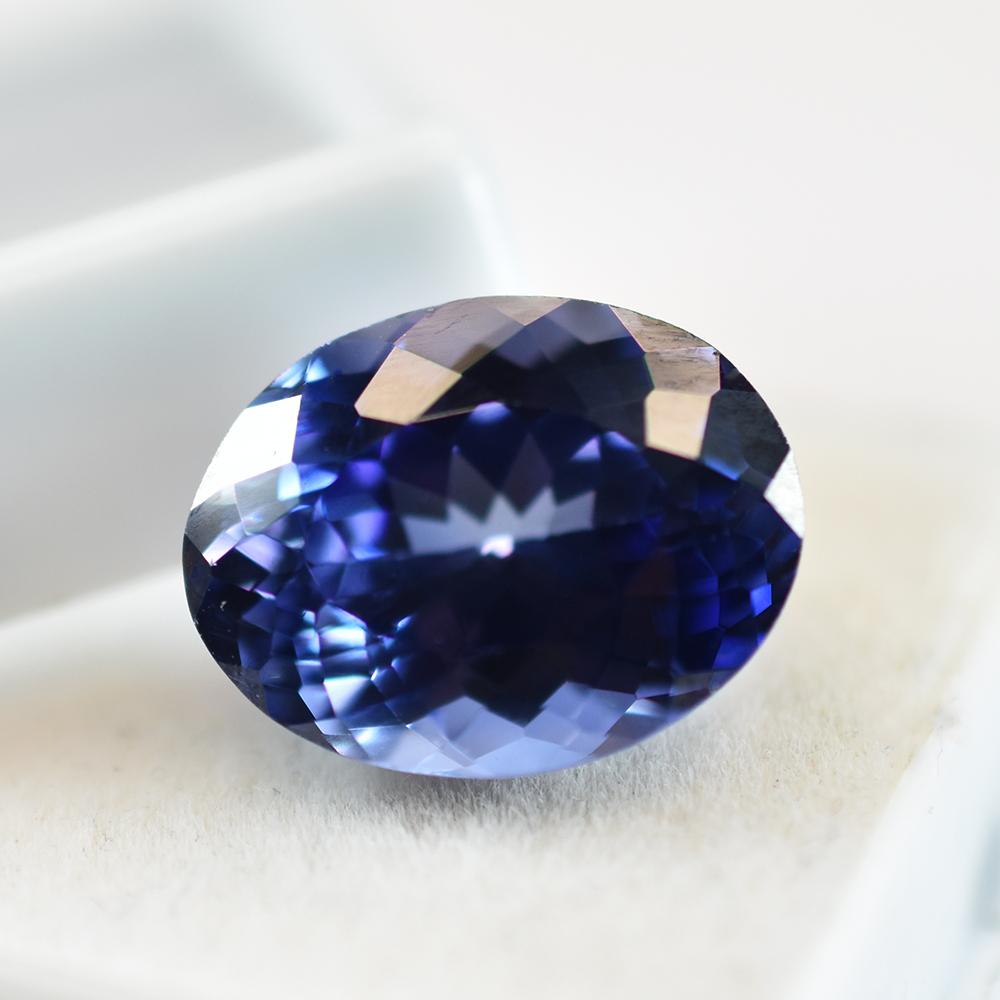 Natural Blue Sapphire Loose Gemstone Oval Cut 10.65 ct September Birthstone for Gem Collections
