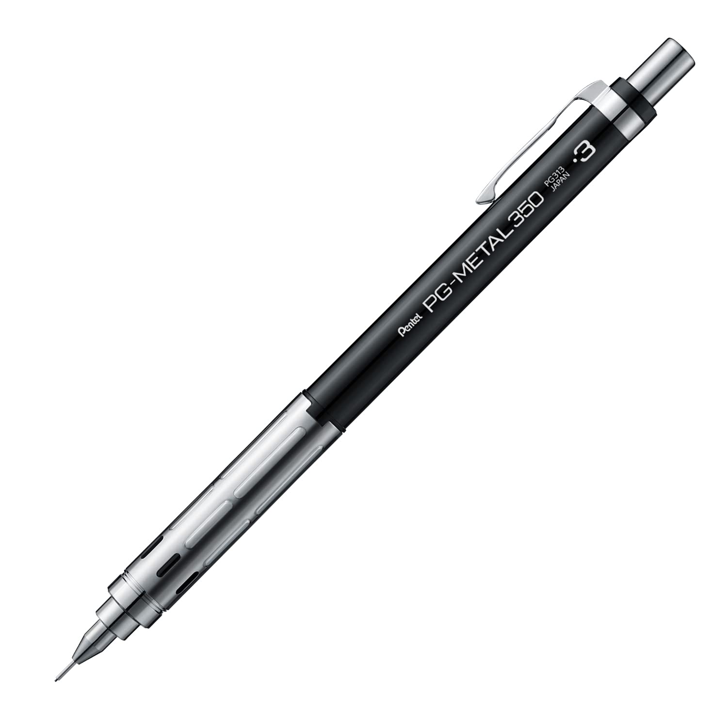 

Pentel Mechanical Pencil 5 PG-METAL350, 0.3mm, Black, Pens, XPG313-A чёрный