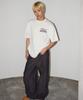 TRAVEL Racer Pigment Short Sleeve T-Shirt Cream