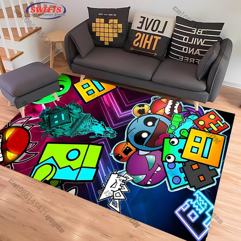 17 Styles G-Ge0metry D-Dash Printed Carpet Living Room Bedroom Entrance Door Mat Sofa Rugs Holiday Gifts for Family and Friends