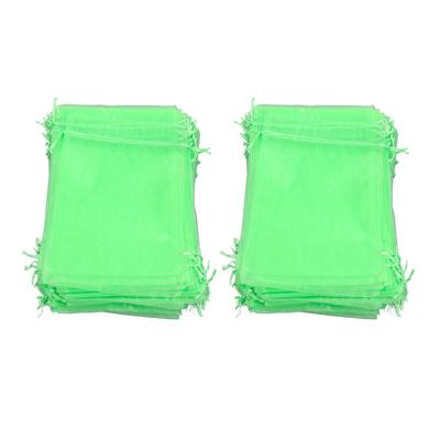 100PCS Fruit Protection Netting Bag Reutilizável Jardim Malha Barreira Saco para Plantas Flores Árvores Frutíferas