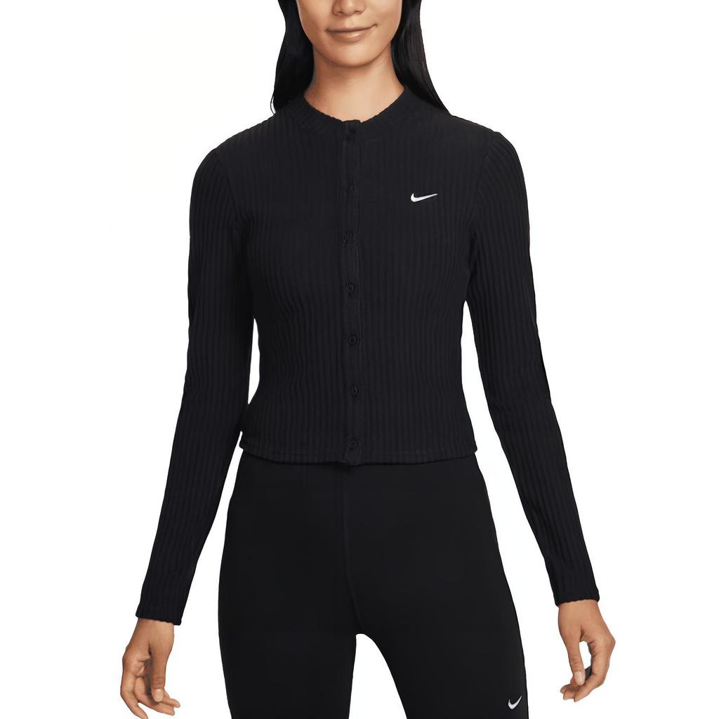 Nike Casual Solid Long Sleeve T-Shirt Women Tops IF0235010