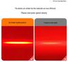 High-Intensity Red Warning Light for Trucks and Forklifts