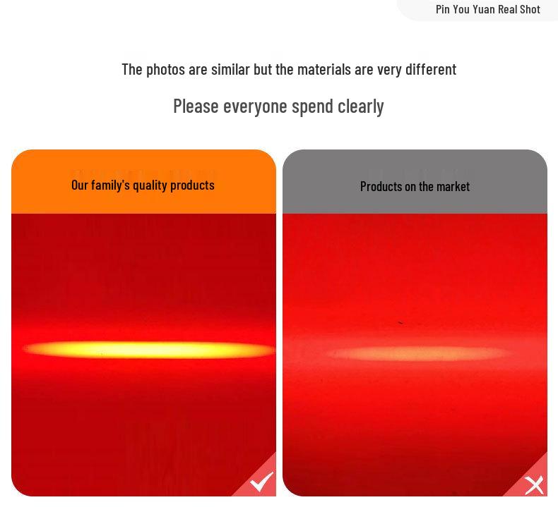 High-Intensity Red Warning Light for Trucks and Forklifts