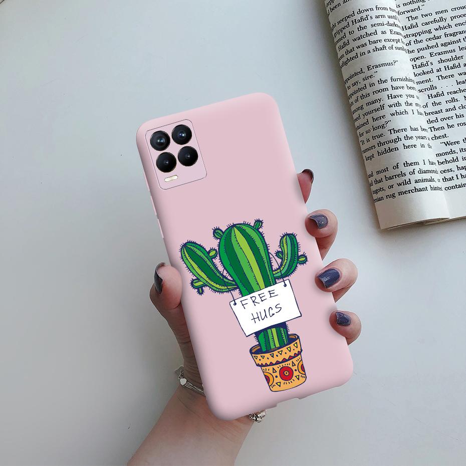 For Oppo Realme 8 Pro Case Cute Painted TPU Silicone Shockproof Soft Back Phone Cover for Realme 8 Pro Global Version 6.4" Case