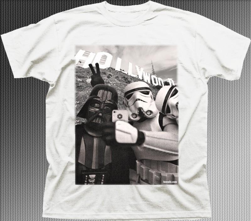 Star Wars StormTrooper Darth Vader JEDI Selfie Hollywood LA YODA t-shirt OZ9773 S разноцветный