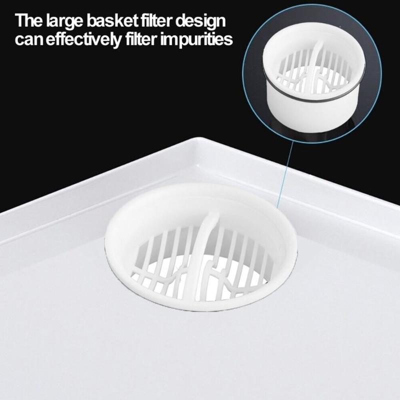 Hygienic Hair Strainer for Shower Drain Efficient Kitchen Water Sink Filter Multipurpose Sink Food Catcher Basket