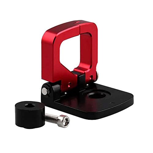 

HLJSDZ Универсальный квадратный крюк для мотоциклетного шлема с ЧПУ, алюминиевый крючок для шлема, вешалка, держатель, аксессуары для мотоциклетного шлема (красный)