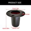 70mm Metal Speaker Stand Top Hat Heavy Duty Support Bracket For Stage Audios Equipment Durability Design Wide Compatibility