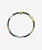 Aekki Smile Ethnic Black Gemstone Bracelet