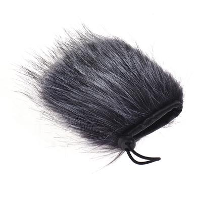 EY-M24 Furry Outdoor Microphone Windscreen Artificial Fur Muff Wind