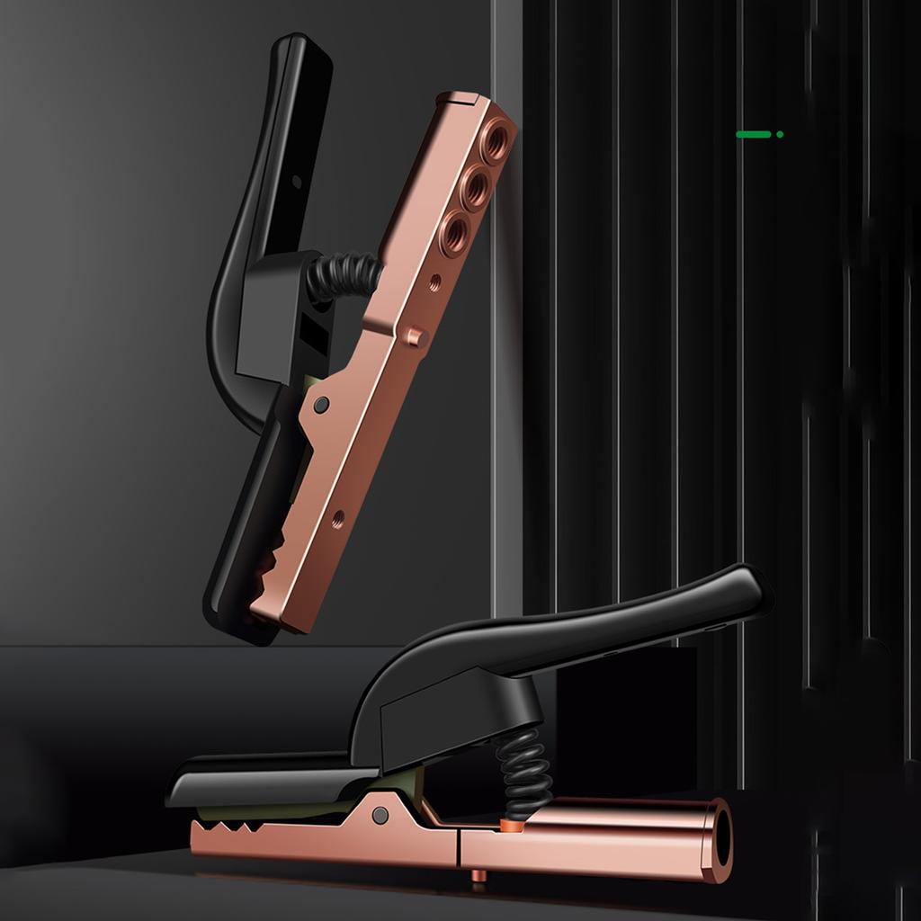 Welding Electrode Holder Earth Clamp Insulated Welding Clamp Heavy Duty Thickened Anti-Scalding Copper Clamp Welding