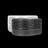 Logitech WAVE KEYS Ergonomic Wired Mechanical Keyboard