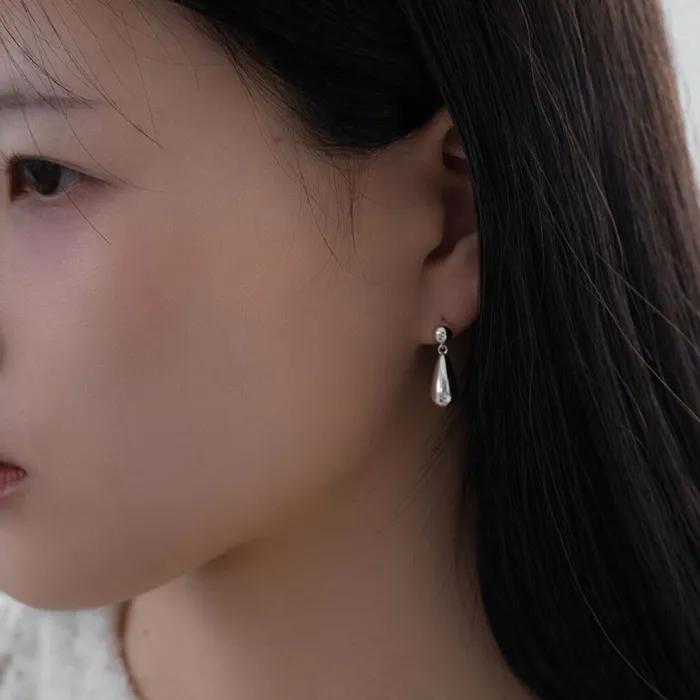 [silver 925] Teardrop Earring