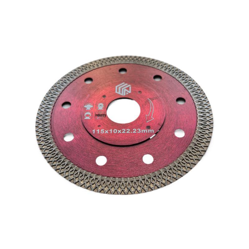 115mm Ultra-Thin Diamond Porcelain Tile Cutting Blade for Angle Grinders - Ideal for Ceramic and Slabs
