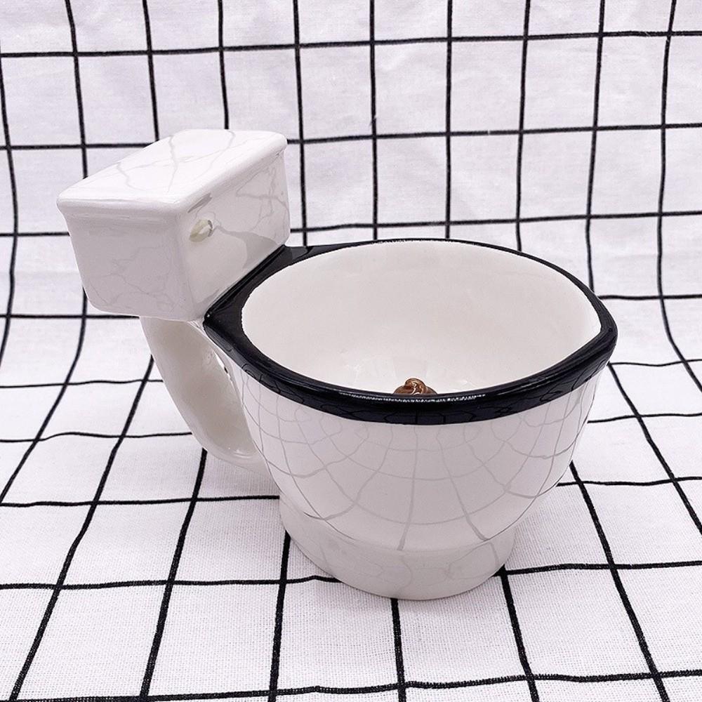 Minimalistische Toilettenwasser Tasse Lustige Milch Tasse Wasserbecher Teebecher Geburtstagsgeschenk