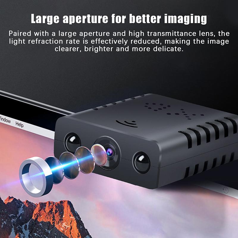 1080P HD Mini Wifi Kamera Xd Kablolu Kamera Akıllı Ev Güvenliği İç Mekan Hırsızlık Önleyici IP Kamera Video Ses Uygulaması Gerçek Zamanlı Kamera