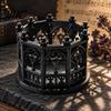 Dark Gothic Aesthetic Decor Style Hollow Storage Box, Decorative PLA Trinket Organizer with Architectural Academia Window Pattern, Display Case