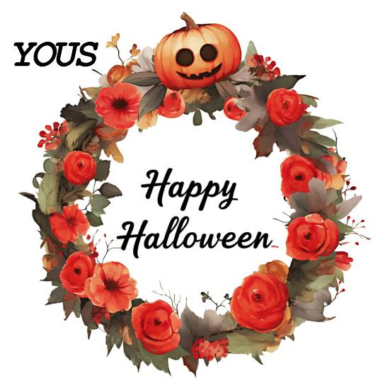 Festive Fall Window Clings Halloween Wreath Wall Stickers, Happy Garland Decals, Retro Autumn Pumpkin DIY Decoration & Rose Waterproof PVC Decor