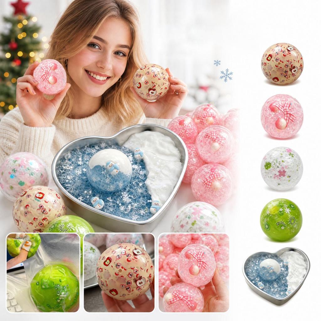 Cute Christmas Stress Toy - Sensory Toy for Kids and Adults