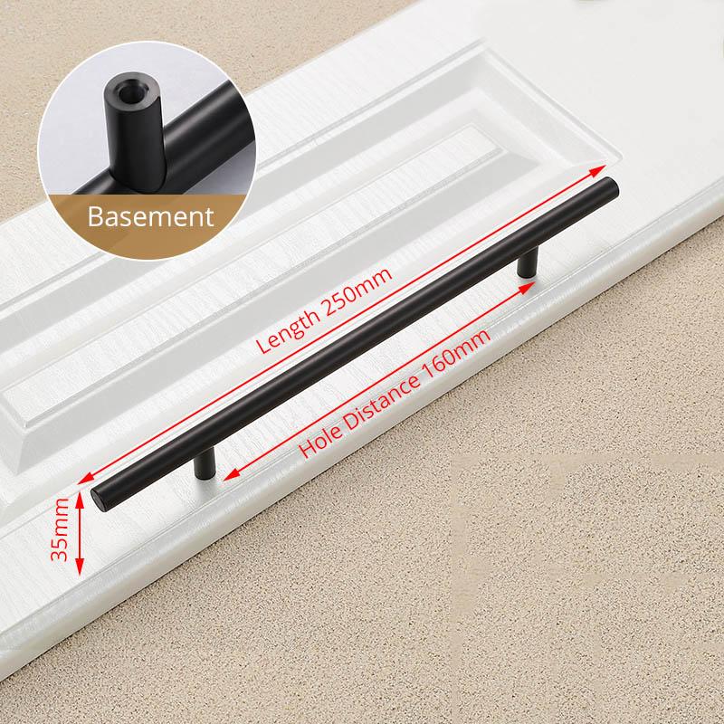 KAK 2" ~ 39'' Küchenschrankgriffe T-Stangen-Griff Gerader Griff Schubladengriffe Schrankgriffe Durchmesser 12mm Möbelgriff Beschläge