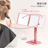 Napure Mirror for Hair Dyeing Wigs 3WAY Napure Mirror Pink Mirror Makeup Mirror Birthday Respect for the Aged Day Gift 3-sided