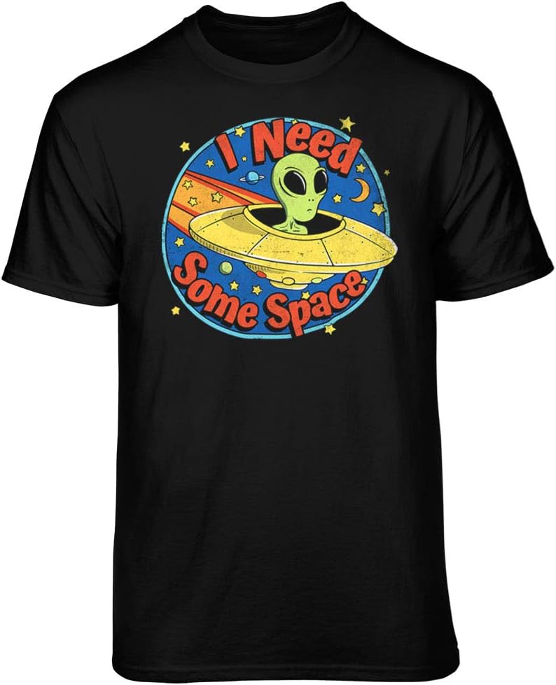 Alien I Need Some Space UFO T-shirt