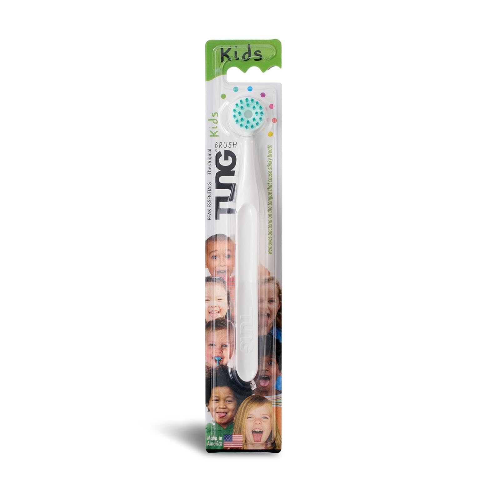 

TUNG Tongue Brush Kids Щетка для языка для детей (Подлинный импортный)