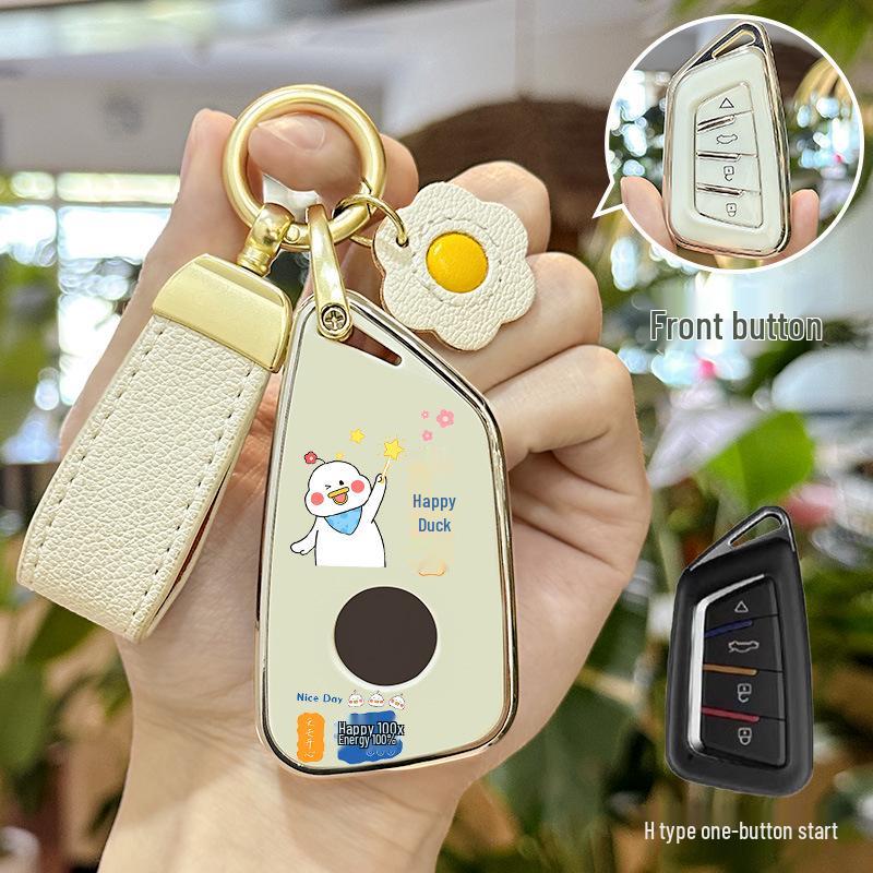 3rd Gen Blade Car Key Bag: Compatible with KD Afudi, VVDI Remote; Protective Cover with Buckle