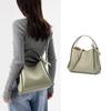 New Leather Vegetable Basket Bag Simple and Fashionable Commuter Bucket Bag Shoulder Crossbody Handbag Women's Bag