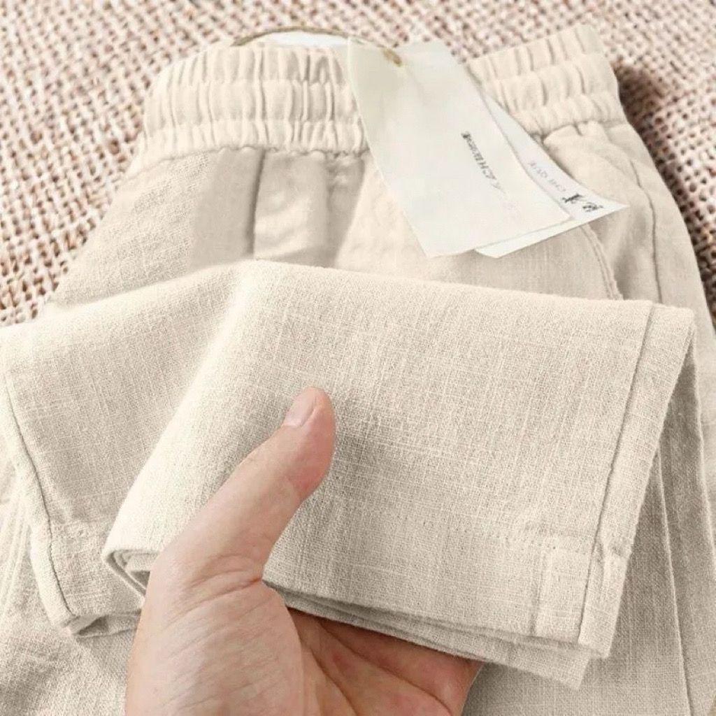 

Women s Pure Cotton Wide-Leg Summer Pants - Versatile, Straight, Casual Fit. S [70-90 lbs]