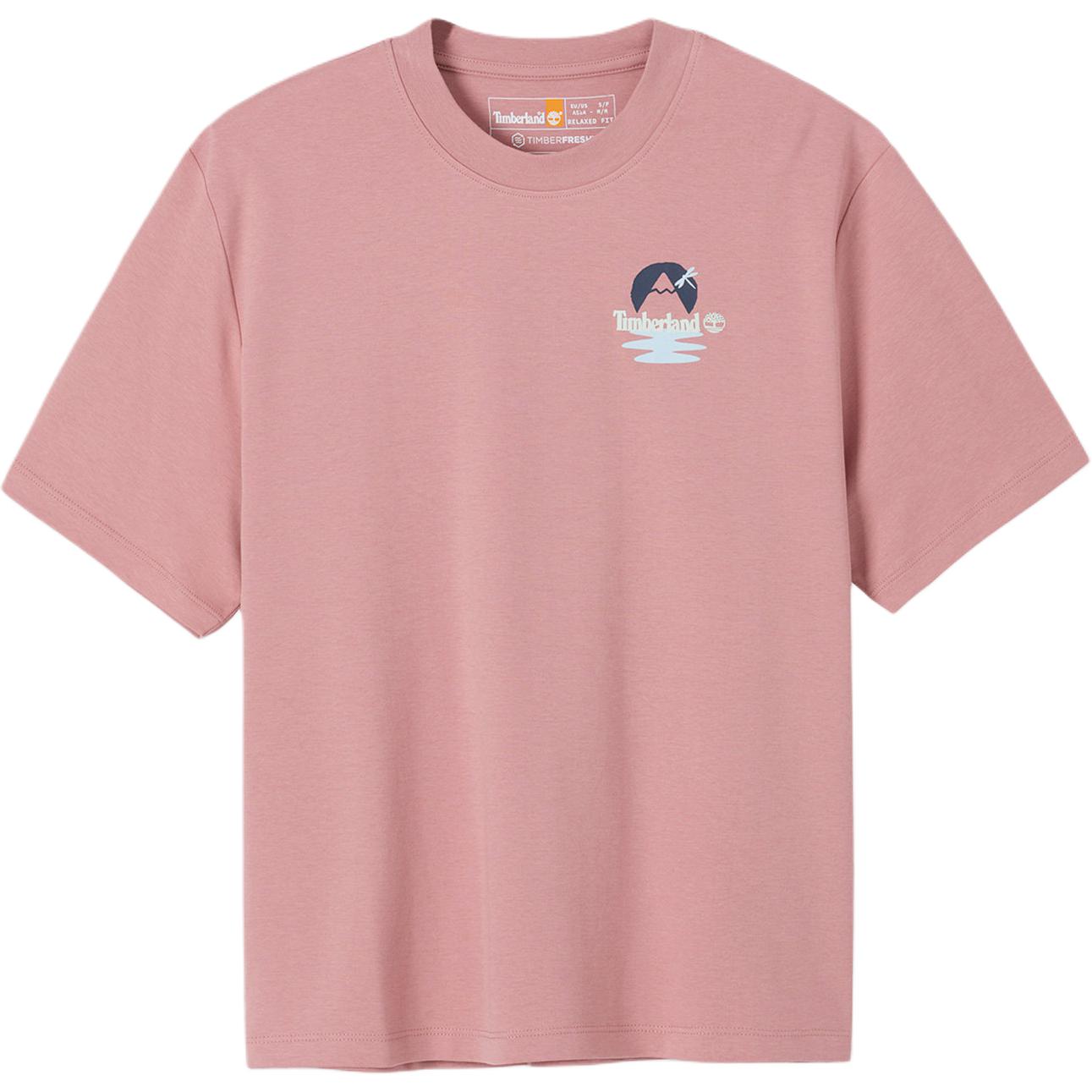 Timberland Casual Comfortable Breathable Loose Fit Pullover Short Sleeve Drop Shoulder T-Shirt Women tops A43XQ-R85 XS