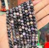 Russian Charoite Round Beads for DIY Bracelet Jewelry
