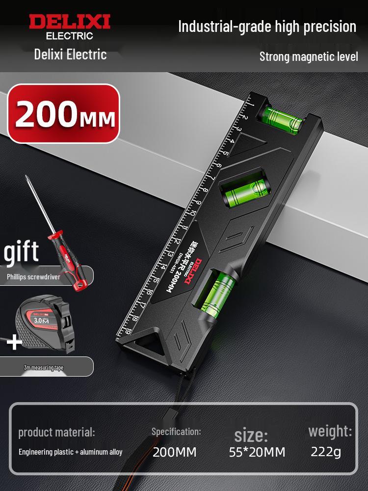 Delixi Hochpräzisions Mini Magnetischer Wasserwaage