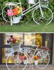 Elegant European Wrought Iron Multi-Layer Balcony & Garden Bicycle Plant Stand