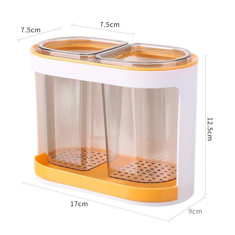 Utensil Holder Cutlery Drainer Kitchen Tableware Storage Bucket Plastic Chopstick Spoon Storage Rack Detachable Kitchen Tools